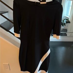 Chic Black and White Dress
